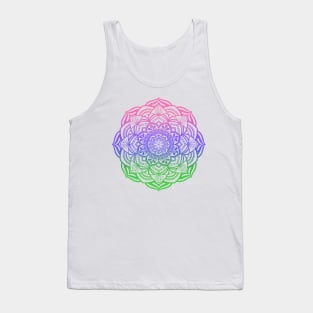 Trigender Pride Mandala Tank Top